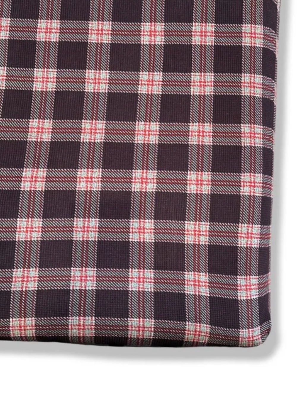Brown Plaid Crib Sheet & matching pillowcase